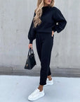 Hannelore | Damen-Frühlingsset mit Taillenbindung und leichter Bluse
