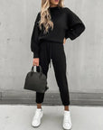 Hannelore | Damen-Frühlingsset mit Taillenbindung und leichter Bluse