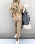 Hannelore | Damen-Frühlingsset mit Taillenbindung und leichter Bluse