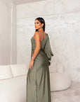 Celestina | Elegantes One-Shoulder Kleid mit Drapierung