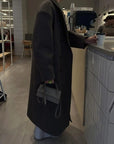 Elena | Oversized Mantel mit Reverskragen und Gehschlitz für Damen