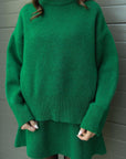 Fiora | Zweiteiliges Strickset mit Oversize-Pullover und Rock