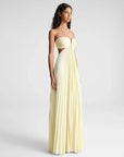 Alina | Fließendes Maxikleid mit Trägern