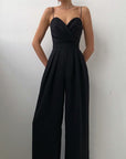 Liora | Moderner Jumpsuit mit V-Ausschnitt für Damen