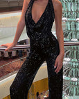 Mirella | Schimmernder Abend-Jumpsuit für Damen mit verführerischem Schnitt