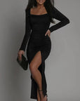 Lorelei | Spitzenkleid mit Rückenausschnitt & gekreuztem Design