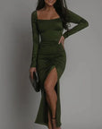 Lorelei | Spitzenkleid mit Rückenausschnitt & gekreuztem Design