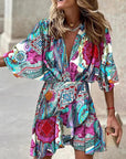 Maïra | Boho-Maxikleid mit Print