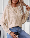 Liora | Warmer Strickpullover mit Zopfmuster