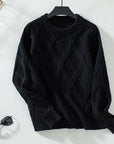 Liora | Warmer Strickpullover mit Zopfmuster