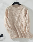 Liora | Warmer Strickpullover mit Zopfmuster