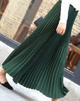 Ortrun | Damen-Midirock in A-Linie mit geraffter Taille