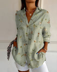 Liv | Artistische Bluse mit verspieltem Muster