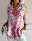 Liv | Artistische Bluse mit verspieltem Muster
