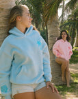 Liora | Hoodie mit Sonnenuntergangs-Print