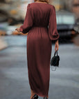 Ismena | Elegantes Wickel-Midikleid für Damen