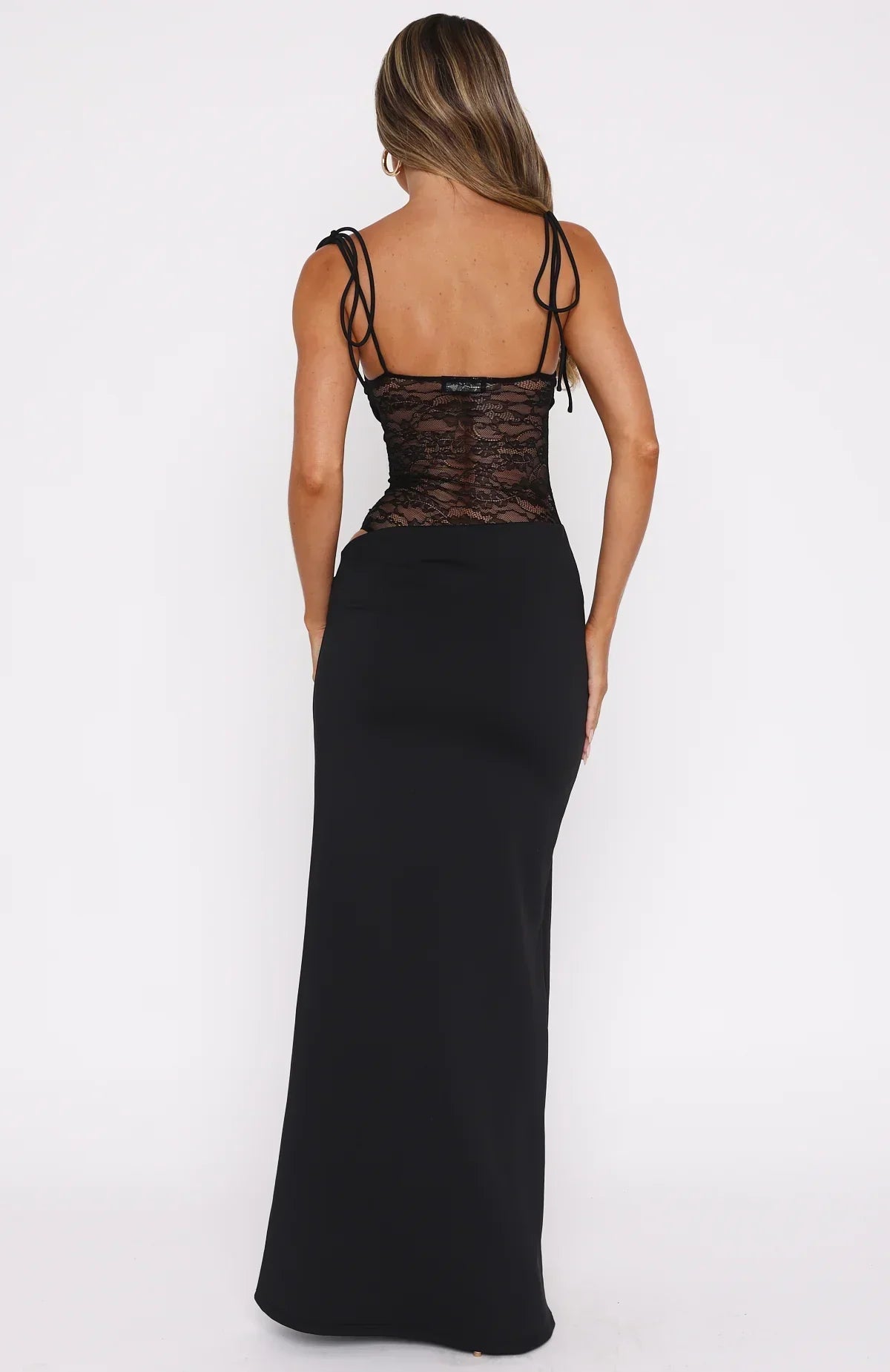 Celina | Figurbetontes Abend-Maxikleid