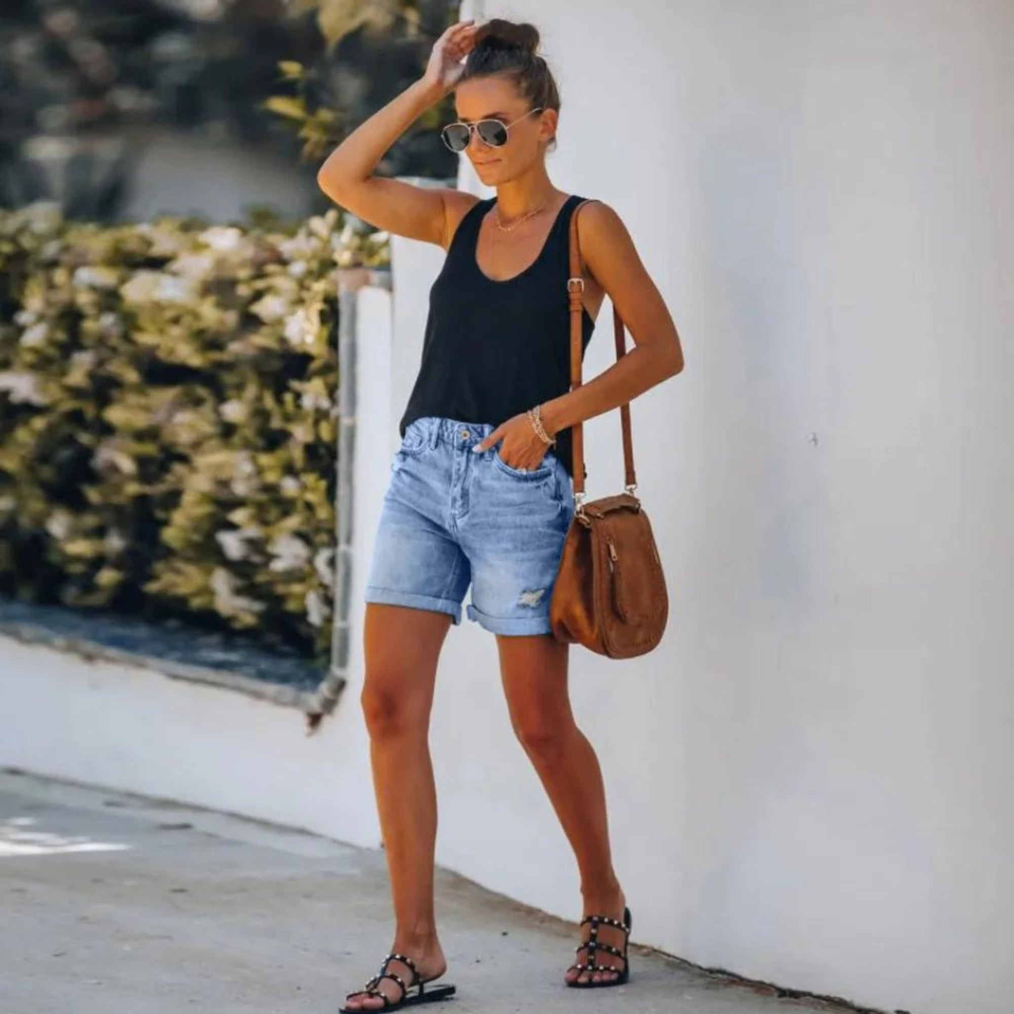 Soraya | Damen-Shorts mit Hoher Taille