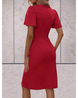 Lavinia | Elegantes Wickelkleid für Damen mit Festtagscharme