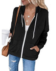 Elara | Damen Zip-Hoodie mit verstellbarer Kapuze