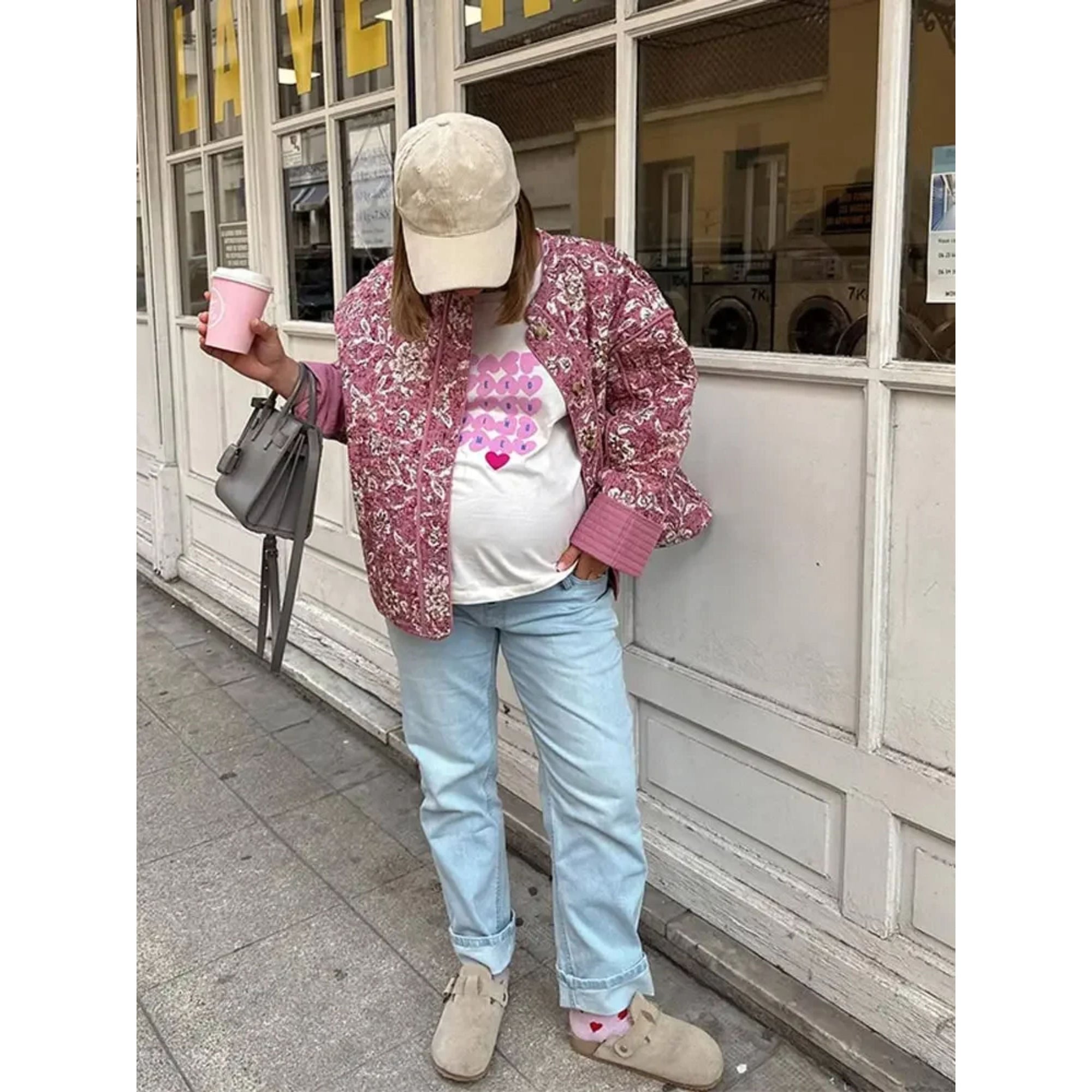 Mirelle | Locker geschnittene Damenjacke mit Struktur