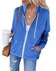 Elara | Damen Zip-Hoodie mit verstellbarer Kapuze