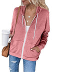 Elara | Damen Zip-Hoodie mit verstellbarer Kapuze