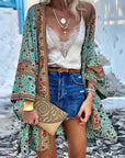 Nayeli | Boho Kimono für Damen – Leichte, mittellange Weste