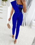 Celina | One-Shoulder Jumpsuit für Damen