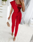 Celina | One-Shoulder Jumpsuit für Damen