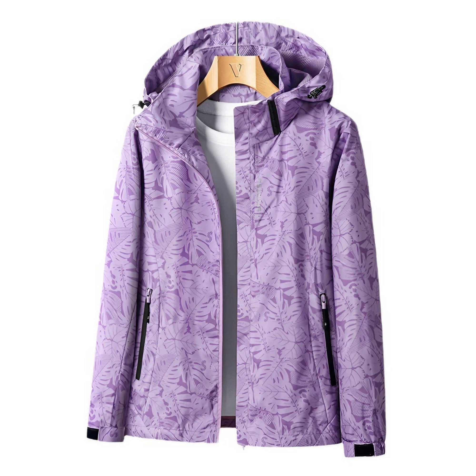 Elara | Leichte Damenjacke mit Kapuze &amp; wasserabweisendem Material