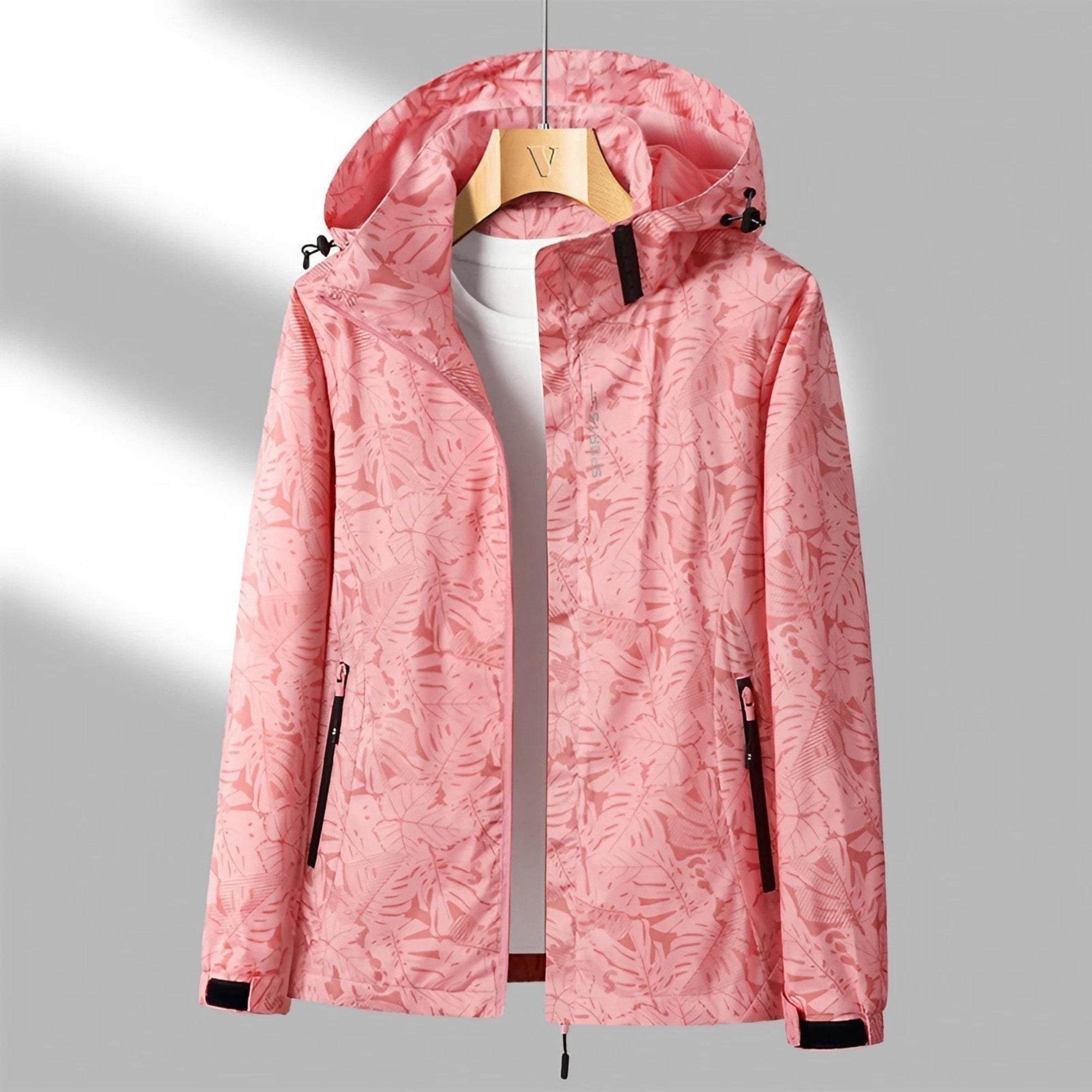 Elara | Leichte Damenjacke mit Kapuze &amp; wasserabweisendem Material