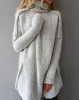 Gisela | Damen-Strickpullover mit Struktur und taillierter Form