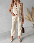 Sienna | Zweiteiliges Damen-Gilet-Set im Old Money Stil