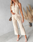 Sienna | Zweiteiliges Damen-Gilet-Set im Old Money Stil