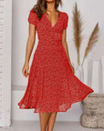 Amalia | Sommerkleid mit Blumenmuster und A-Linien-Schnitt