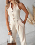 Sienna | Zweiteiliges Damen-Gilet-Set im Old Money Stil