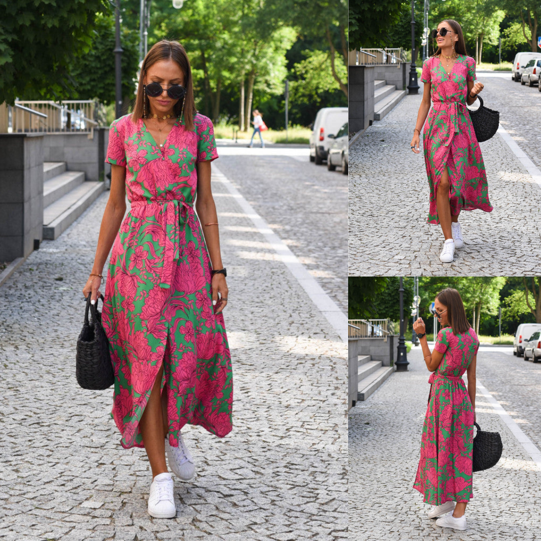 Amara | Luftiges Damen-Maxikleid mit Sommerflair