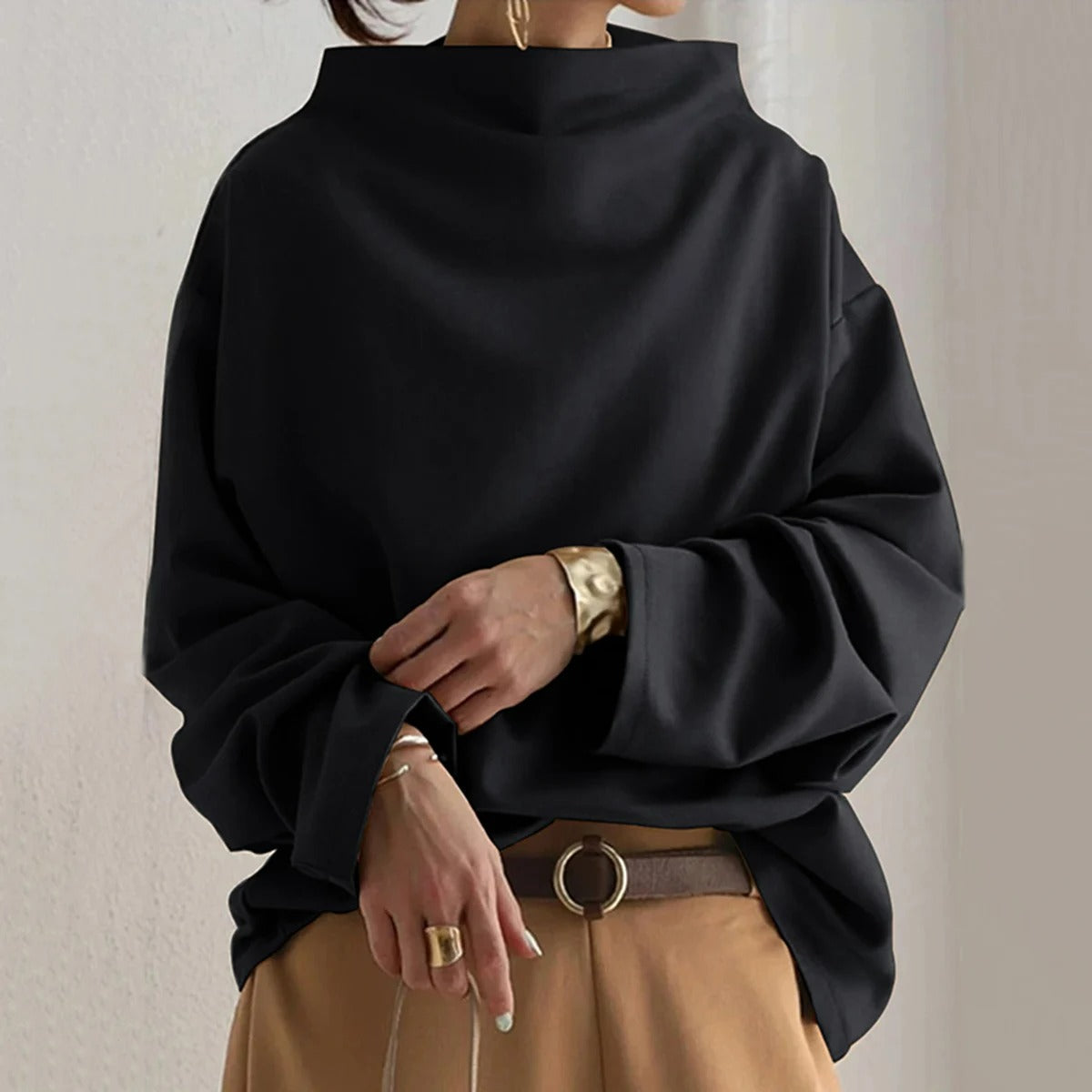 Ingrid | Damen-Rippenpullover mit verkürztem Schnitt