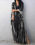 Liora | Fließendes Kaftankleid mit V-Ausschnitt