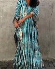 Liora | Fließendes Kaftankleid mit V-Ausschnitt