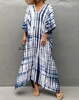 Liora | Fließendes Kaftankleid mit V-Ausschnitt
