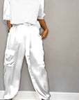 Elenna | Co-Ord-Set mit Crop-Top und weiter Hose