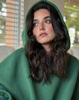 Marla | Oversized Damen-Hoodie-Decke mit Ärmeln