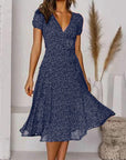 Amalia | Sommerkleid mit Blumenmuster und A-Linien-Schnitt