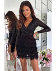 Eloura| Elegantes Kleid Mit Fransen Damen