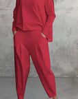 Elexia | 2-teiliges Damen-Streetwear-Set mit Bluse & Hose