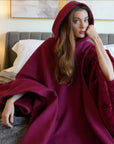 Marla | Oversized Damen-Hoodie-Decke mit Ärmeln