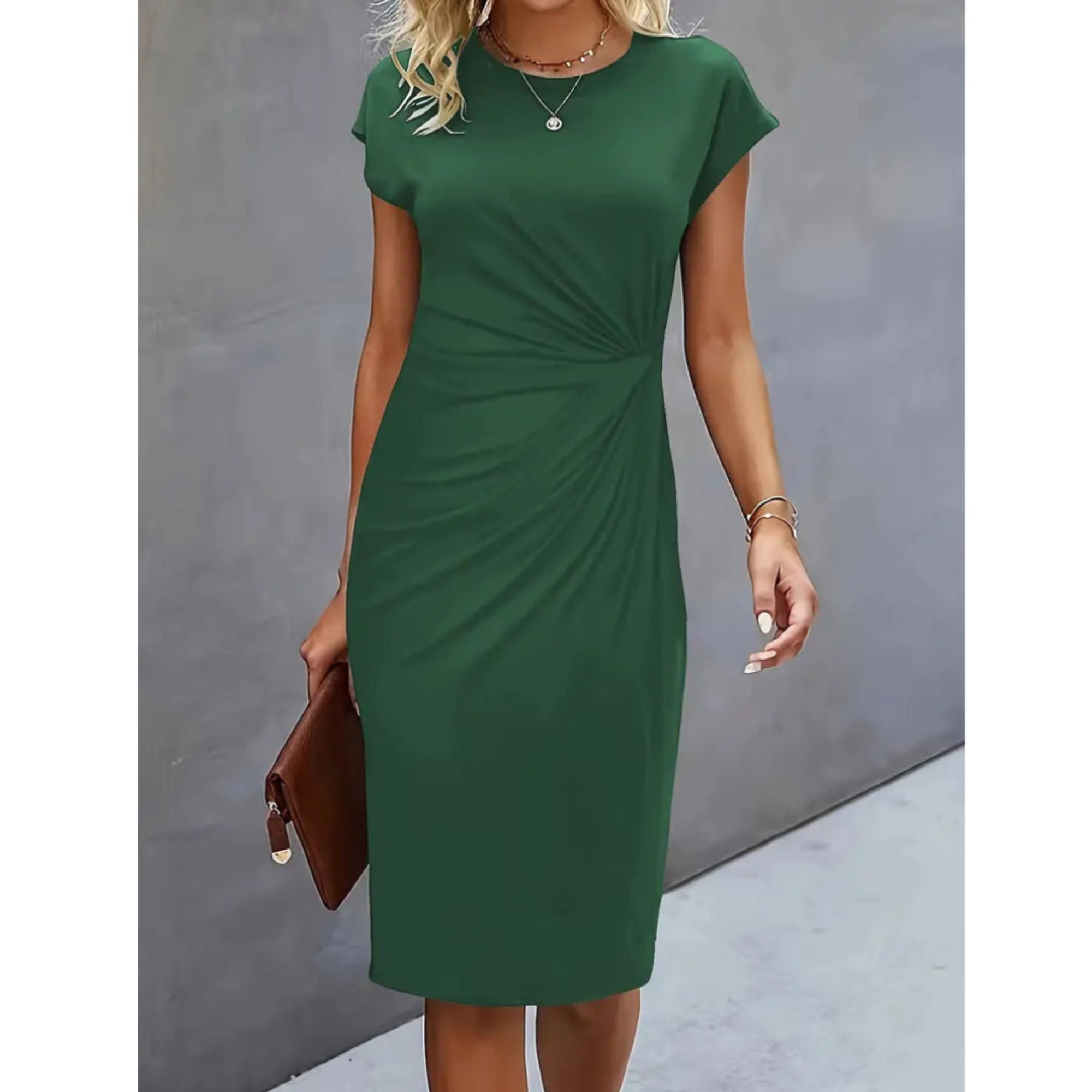 Lorena | Figurbetontes Damenkleid mit Taillenakzent