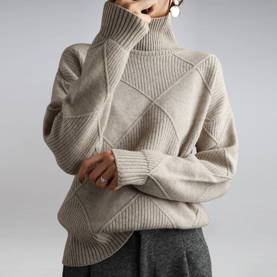 Mara | Trendiger Rollkragenpullover für Damen